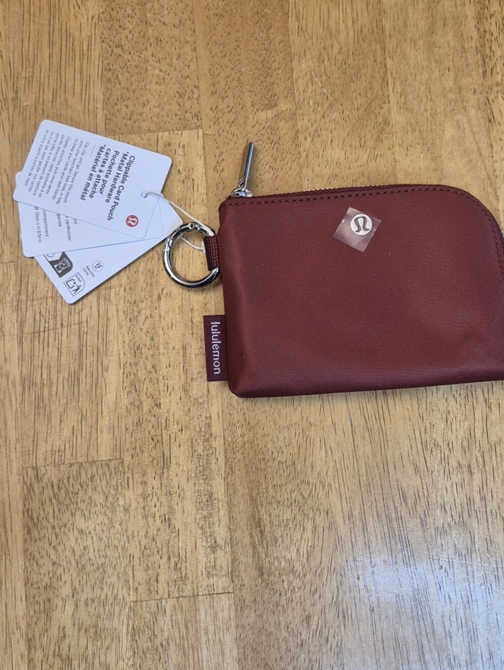Lululemon SET CityEssentials 4L Shoulder Bag & Card Pouch Wallet Cranberry Charm - Picture 6 of 9